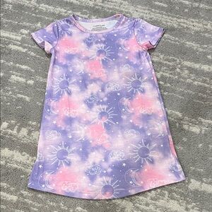 Cuddle Duds Celestial Purple and Pink Nightgown